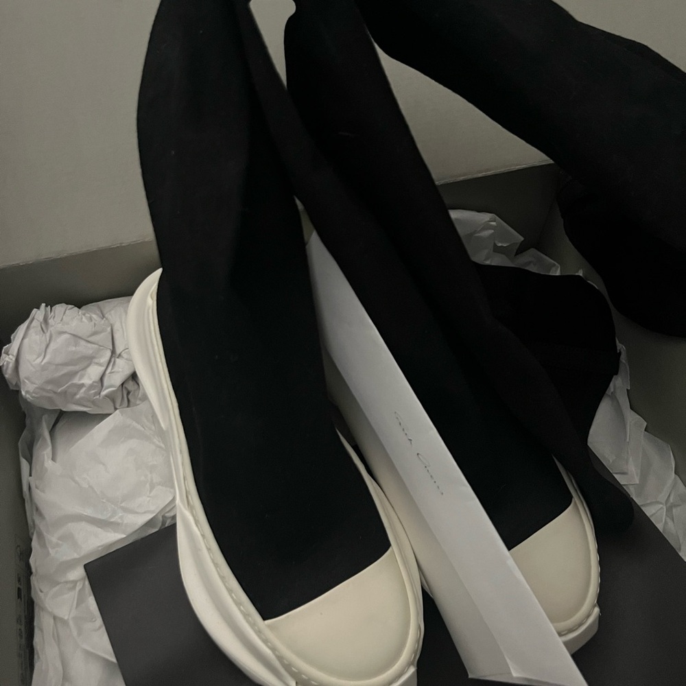 Rick Owen’s Long Stocking Boots DRKSHDW